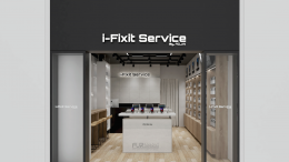ออกแบบ ผลิต และติดตั้งร้าน : ร้าน iFixit Service by AOJAI ห้างเซ็ลทรัล แอร์พอร์ต เชียงใหม่